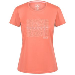 Regatta Dames/dames Fingal VI Tekst T-shirt (Fusion Koraal)