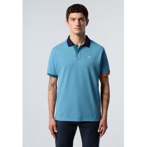 North Sails Polo overhemd Met contrasterende boorden