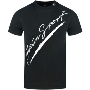 Plein Sport Signature Black T-Shirt - Maat XL