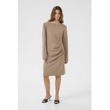 Jersey jurk Feminine beige
