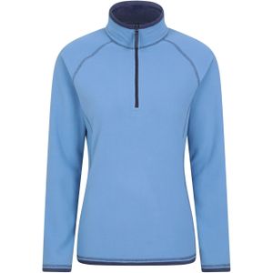 Mountain Warehouse Dames/Dames Montana Half Zip Fleece Top (Donkerblauw)