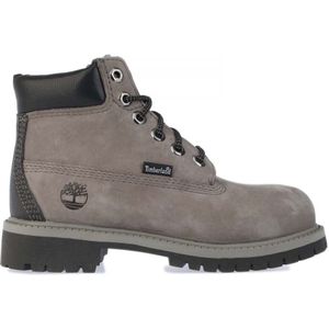 Boy's Timberland Childrens 6 Inch Premium Waterproof Boots In Grey - Maat 33.5