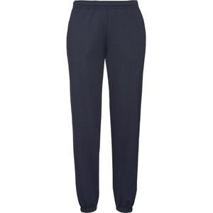 Fruit Of The Loom Heren Elastische Manchet Trainingsbroek / Joggingbroek (Donker Marine)