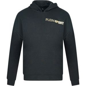 Philipp Plein Sport - Hoodie - Zwart - Block Logo On Chest
