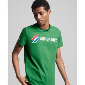 Superdry Sportstyle T-shirt Met Applique. - Heren - Maat L