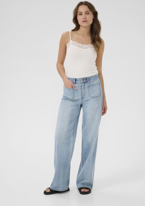 Kaffe - Omi - Tanktop - Viscose en Elastaan