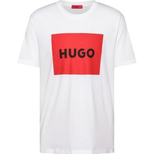 Hugo Heren Dulive Box Logo T-Shirt (Wit)