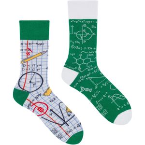 SPOX SOX - Heren & Dames Mismatched Grappige Sokken - Terug naar School - 2 Paar - Terug 2 School