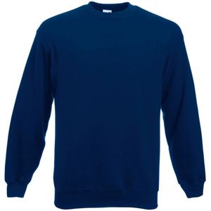 Fruit Of The Loom Heren Set-In BelcoroÂ® garen Sweatshirt (Marine)