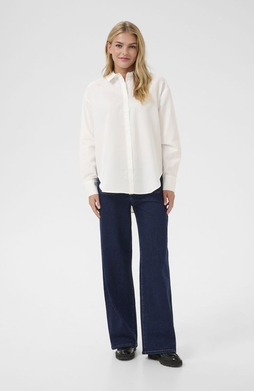 Kaffe - Blouse 'Selma' - Offwhite - Klassieke Blouse