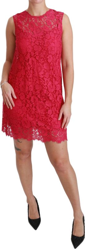 Dolce & Gabbana - Lace Mini Dress - A-lijn Jurk - Roze
