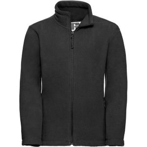 Russell Kinder/Kids Fleece Jas (Zwart)