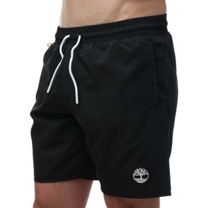 Heren Timberland Sunapee Lake Solid Zwemshort in Zwart