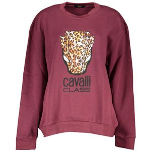 Luipaardprint Sweatshirt met Ronde Hals