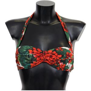 Dolce & Gabbana Bikinitop Met Veelkleurige Bloemenprint Voor Dames - Maat XS