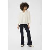 Blouse met lange mouwen Classic fit Whitecap white