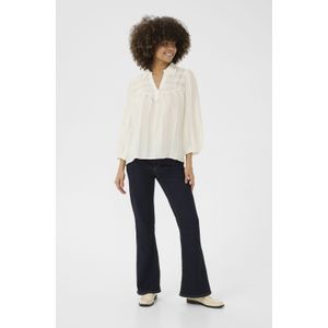 Blouse met lange mouwen Classic fit Whitecap white