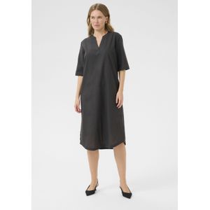 Kaffe - Kia - Tuniekjurk - Grafiet - 3/4 Lengte - Halve Mouw