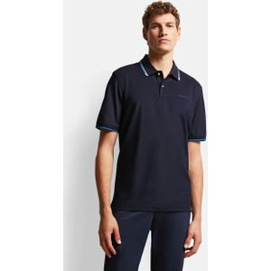 Bugatti Herren Poloshirt met fijne contraststrepen