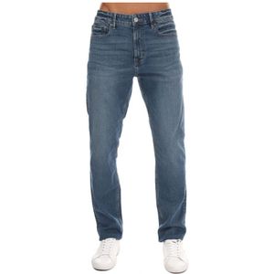 Ben Sherman slimfit jeans met lichte wassing voor heren, blauw