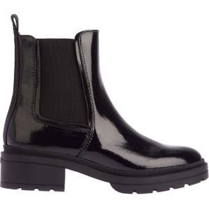 Rocket Dog Dames/Dames Iggie Patent Faux Leren Chelsea Laarzen (Zwart)