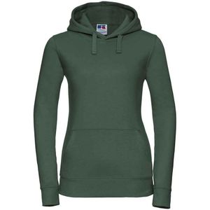 Russell Dames/Dames Authentic Hoodie (Fles groen)