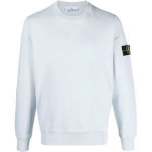 Stone Island Compass Patch logo Sweatshirt in blauw