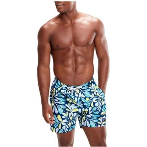 Men's Speedo Printed Leisure 16 Inch Water Shorts In Blue Green - Maat XS