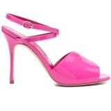 Manolo Blahnik - High Heel Sandalen - Zwart - Kalfsleer