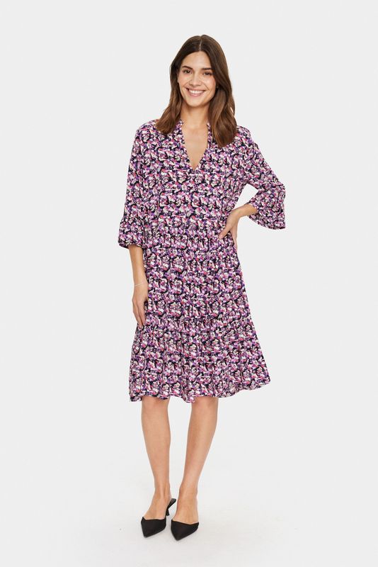 SAINT TROPEZ - Eda - Jurk - Lichtblauw - Tuniekjurk