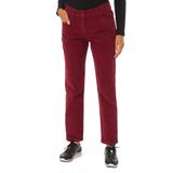 Napapijri - GA4FOE - Lange Broek - Bordeauxrood - Met Geribde Zomen