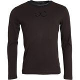 Dolce & Gabbana - Long Sleeve TShirt - Bruin - DG Logo