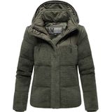 Marikoo dames teddy puffer jas met capuchon – model Kaguraa