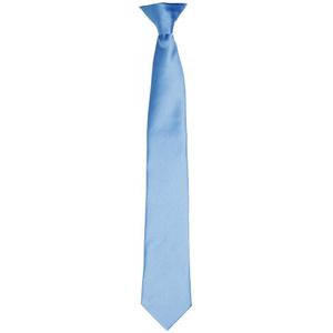 Premier Satijnen stropdas voor volwassenen (Middenblauw)