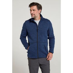 Mountain Warehouse Heren Idris III Full Zip Fleecejack (Marine)
