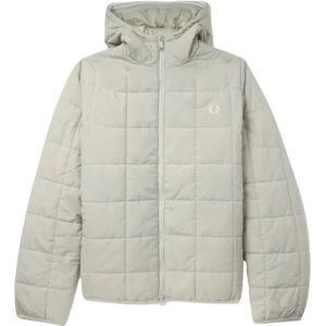 Fred Perry Geïsoleerd, gewatteerd herenjack Grid (Oester)