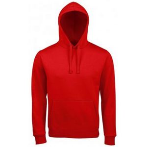 SOLS Unisex Volwassenen Spencer Hooded Sweatshirt (Rood)
