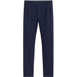 Tommy Hilfiger Heren Geborsteld Twill Tapered Chino (Blauw)