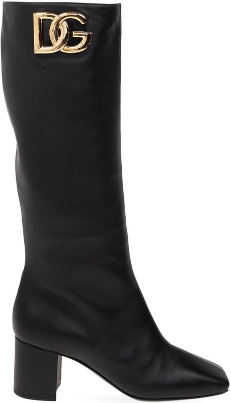 Dolce & Gabbana - Veterlaarzen - Bruin - Leer