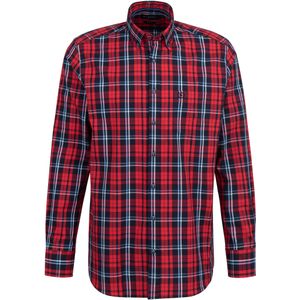 Bugatti Herren Casual overhemd met borstzak