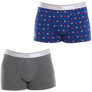 Pack-2 Ademende stoffen boxers met anatomische voorkant KL2016 mannen
