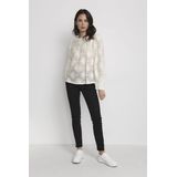Kaffe - Blouse 'Raula' - Wit - Blouseshirt - Lange Mouw