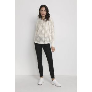 Kaffe - Blouse 'Raula' - Wit - Blouseshirt - Lange Mouw