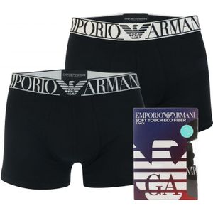 Armani boxershorts voor heren, set van 2, zwart