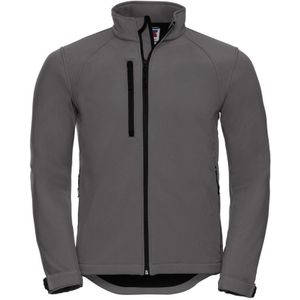 Russell Heren Waterbestendig & Winddicht Softshell-jasje (Titanium) - Maat 2XL