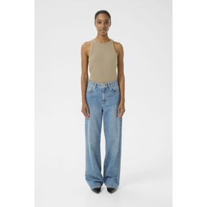 Jersey top Slim fit beige