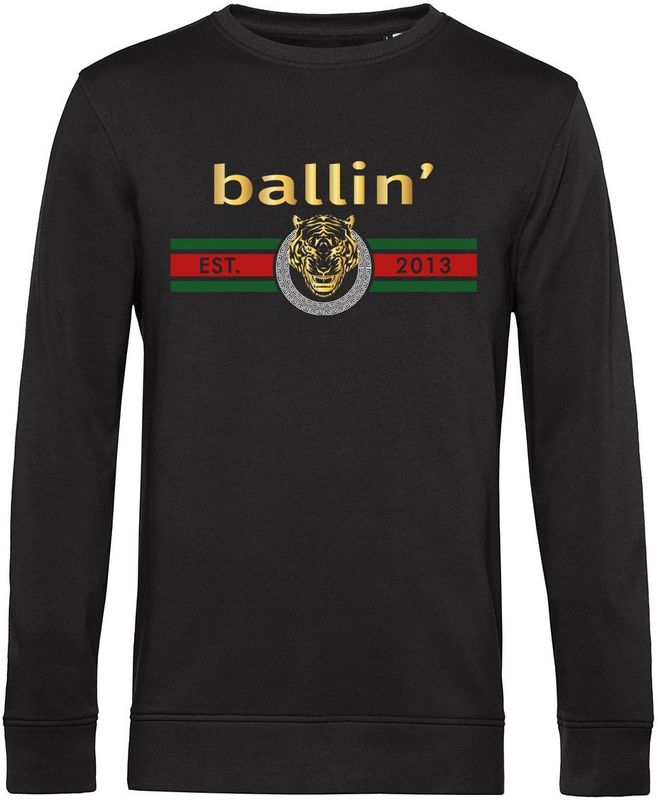 Ballin Est. 2013 Sweaters Tiger Lines Sweater Zwart