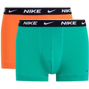 Nike Boxershorts voor heren (Set van 2) (Groen/oranje)