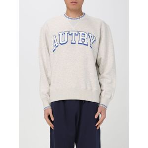 Autry - Grijze Crew Neck Sweatshirt - Heren - Sweatvesten