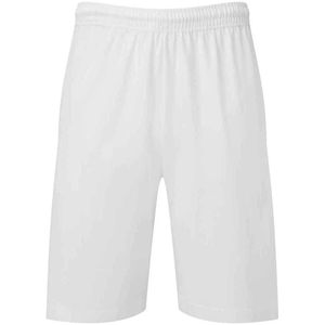 Fruit of the Loom Korte Iconische Jersey Heren (Wit)